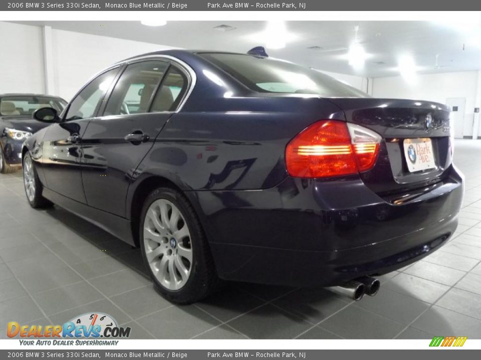 2006 BMW 3 Series 330i Sedan Monaco Blue Metallic / Beige Photo #8