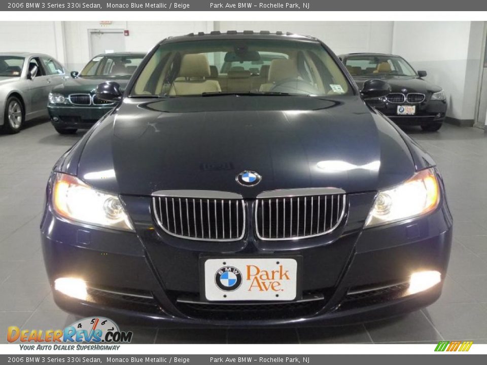 2006 BMW 3 Series 330i Sedan Monaco Blue Metallic / Beige Photo #11