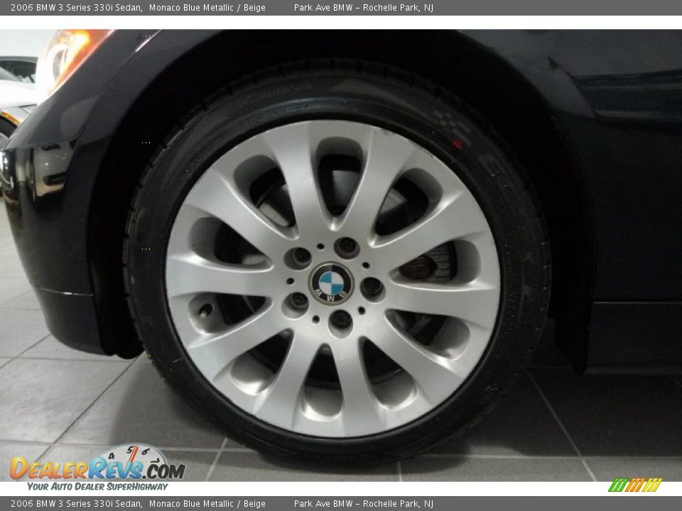 2006 BMW 3 Series 330i Sedan Monaco Blue Metallic / Beige Photo #18