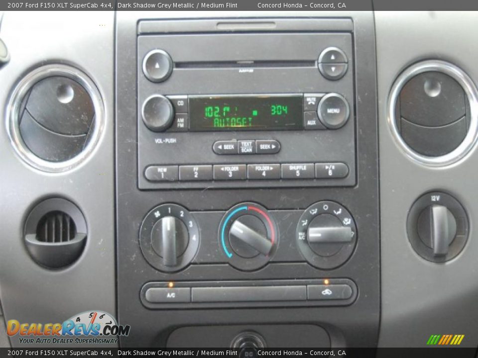 2007 Ford F150 XLT SuperCab 4x4 Dark Shadow Grey Metallic / Medium Flint Photo #13