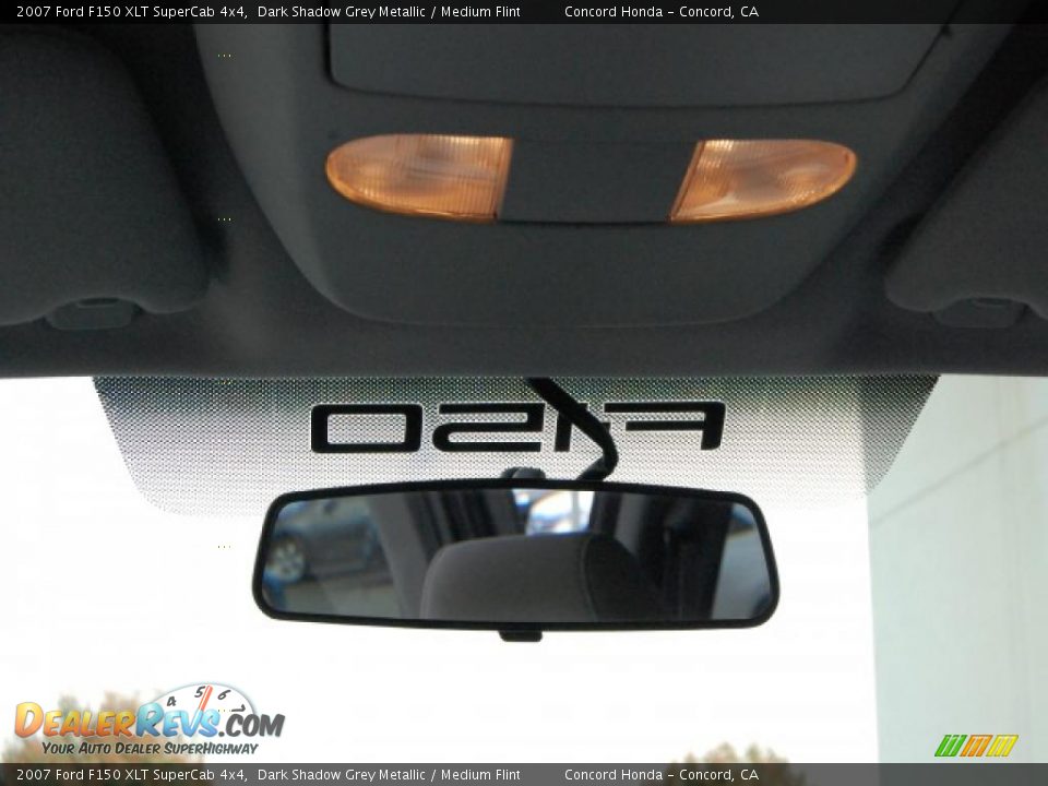 2007 Ford F150 XLT SuperCab 4x4 Dark Shadow Grey Metallic / Medium Flint Photo #14