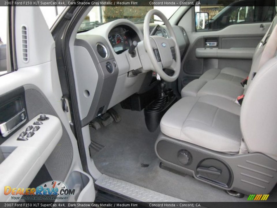2007 Ford F150 XLT SuperCab 4x4 Dark Shadow Grey Metallic / Medium Flint Photo #16