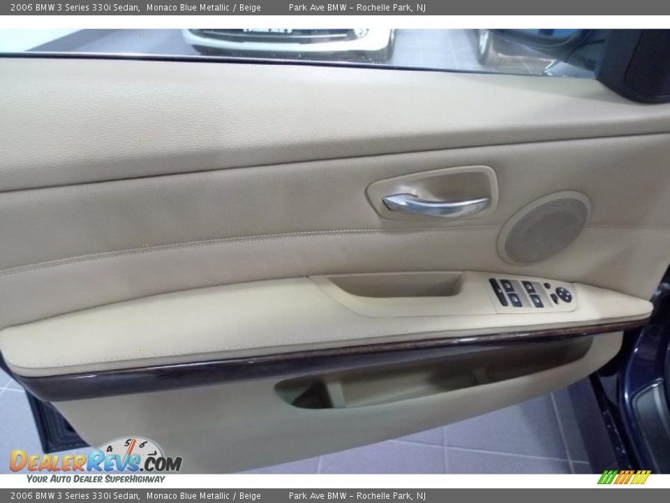 2006 BMW 3 Series 330i Sedan Monaco Blue Metallic / Beige Photo #22