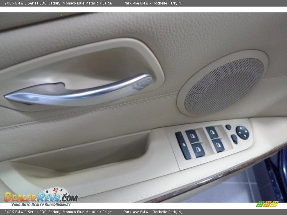 2006 BMW 3 Series 330i Sedan Monaco Blue Metallic / Beige Photo #23