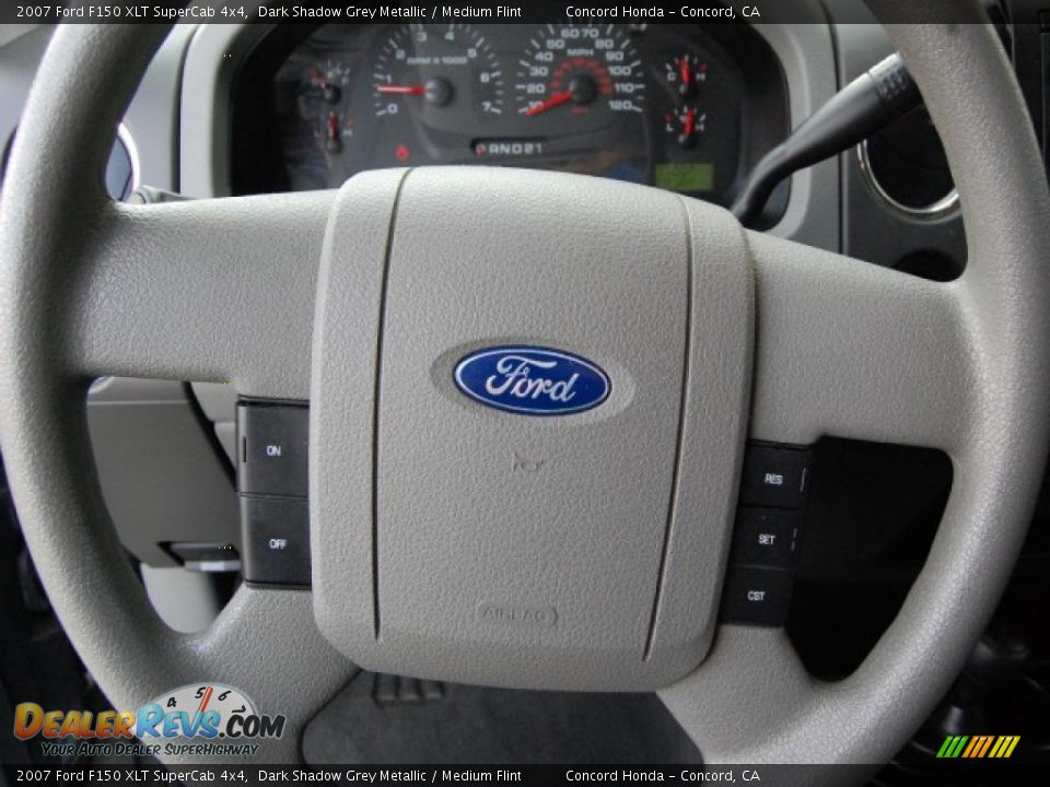 2007 Ford F150 XLT SuperCab 4x4 Dark Shadow Grey Metallic / Medium Flint Photo #20