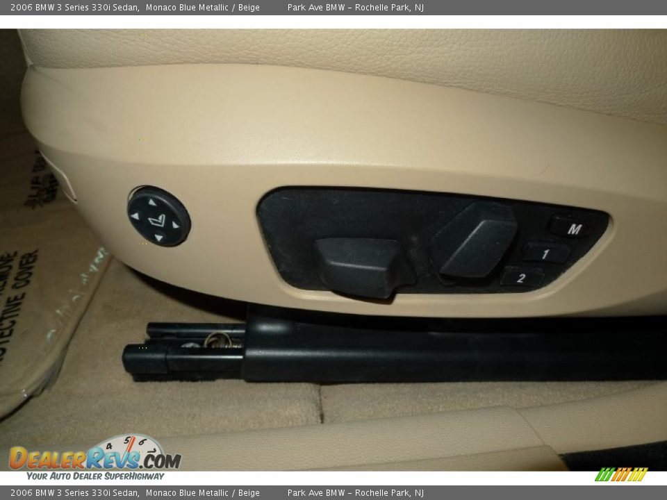 2006 BMW 3 Series 330i Sedan Monaco Blue Metallic / Beige Photo #26