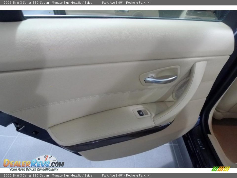 2006 BMW 3 Series 330i Sedan Monaco Blue Metallic / Beige Photo #27