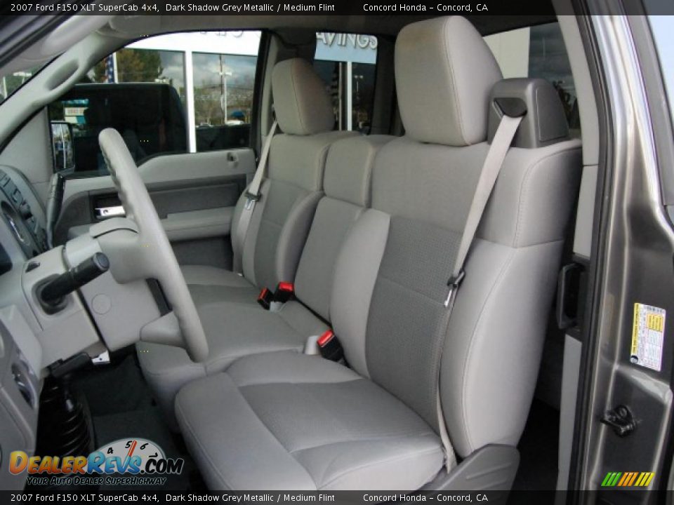 2007 Ford F150 XLT SuperCab 4x4 Dark Shadow Grey Metallic / Medium Flint Photo #22