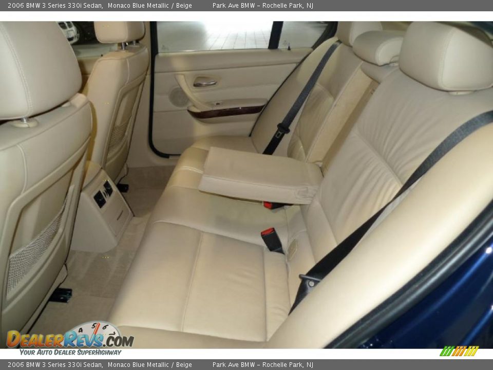 2006 BMW 3 Series 330i Sedan Monaco Blue Metallic / Beige Photo #28