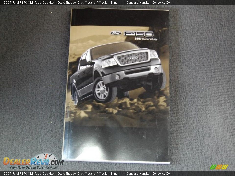 2007 Ford F150 XLT SuperCab 4x4 Dark Shadow Grey Metallic / Medium Flint Photo #24