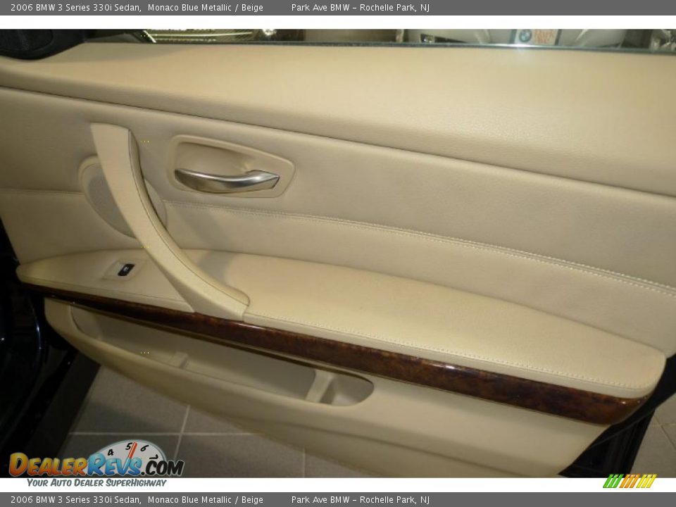 2006 BMW 3 Series 330i Sedan Monaco Blue Metallic / Beige Photo #31