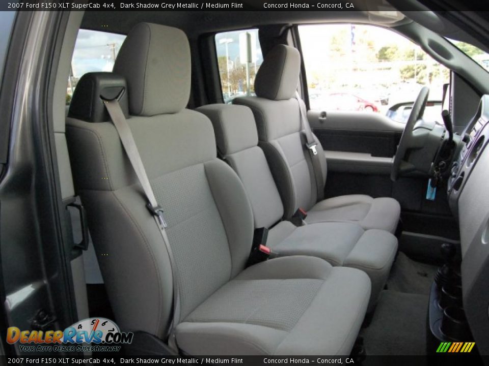 2007 Ford F150 XLT SuperCab 4x4 Dark Shadow Grey Metallic / Medium Flint Photo #26