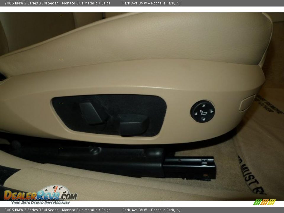 2006 BMW 3 Series 330i Sedan Monaco Blue Metallic / Beige Photo #33