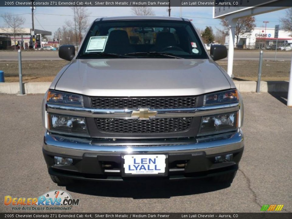2005 Chevrolet Colorado Z71 Extended Cab 4x4 Silver Birch Metallic / Medium Dark Pewter Photo #2