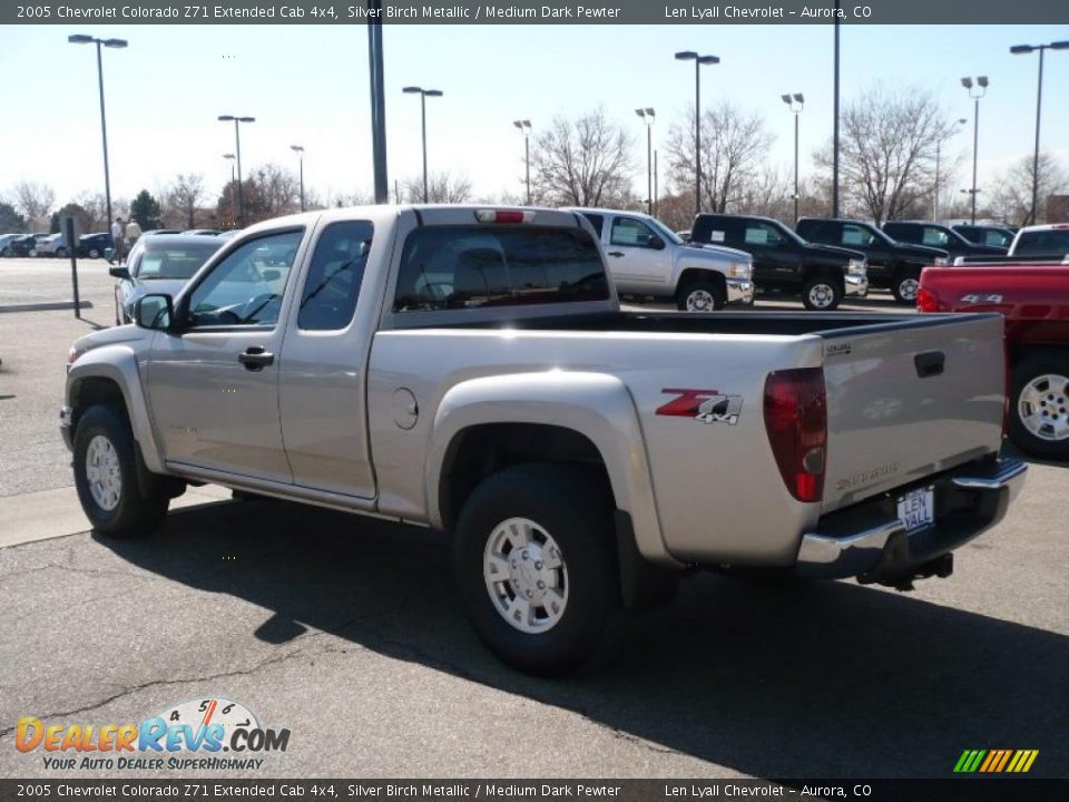 2005 Chevrolet Colorado Z71 Extended Cab 4x4 Silver Birch Metallic / Medium Dark Pewter Photo #4