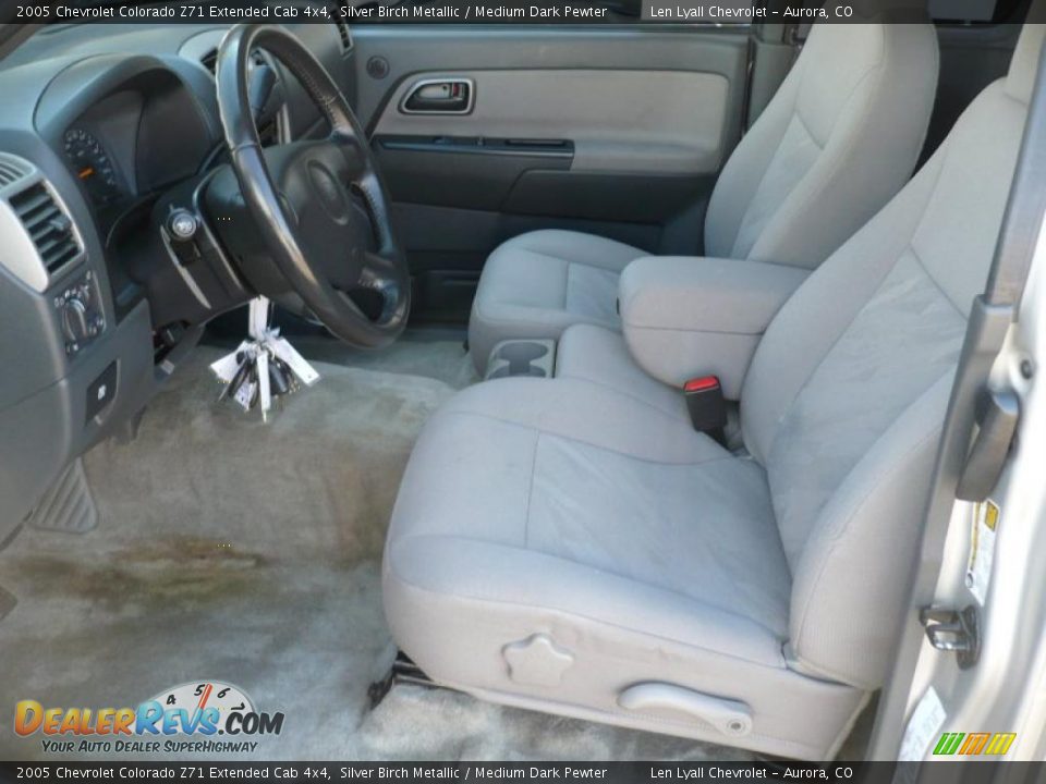 2005 Chevrolet Colorado Z71 Extended Cab 4x4 Silver Birch Metallic / Medium Dark Pewter Photo #9