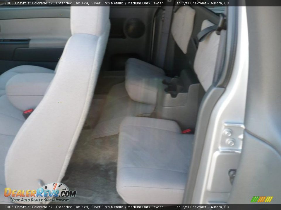 2005 Chevrolet Colorado Z71 Extended Cab 4x4 Silver Birch Metallic / Medium Dark Pewter Photo #10