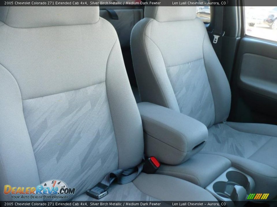 2005 Chevrolet Colorado Z71 Extended Cab 4x4 Silver Birch Metallic / Medium Dark Pewter Photo #14