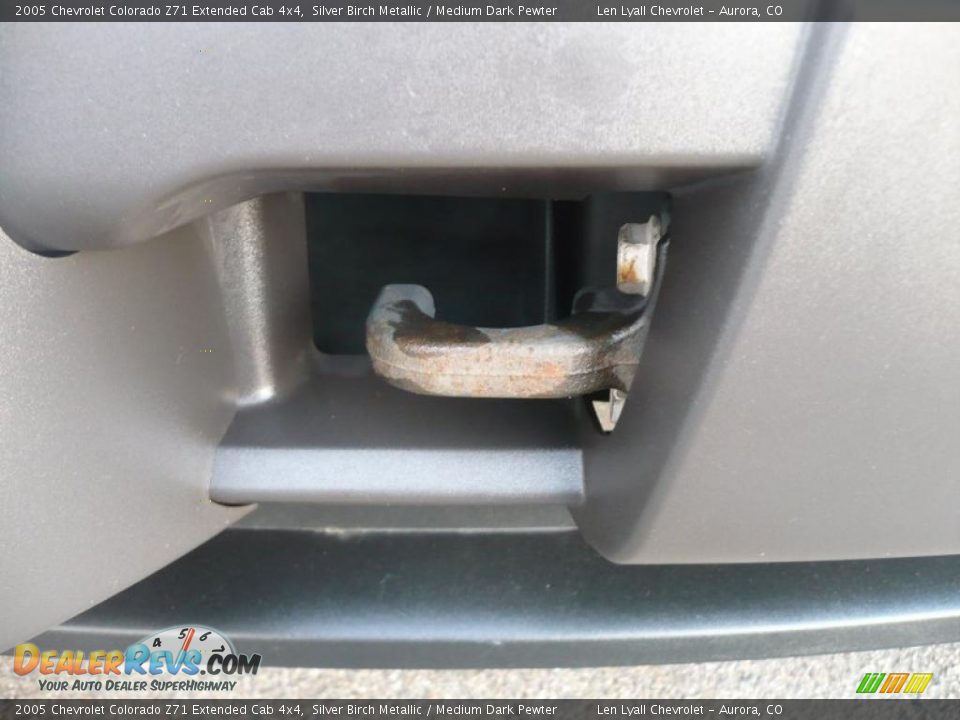 2005 Chevrolet Colorado Z71 Extended Cab 4x4 Silver Birch Metallic / Medium Dark Pewter Photo #18