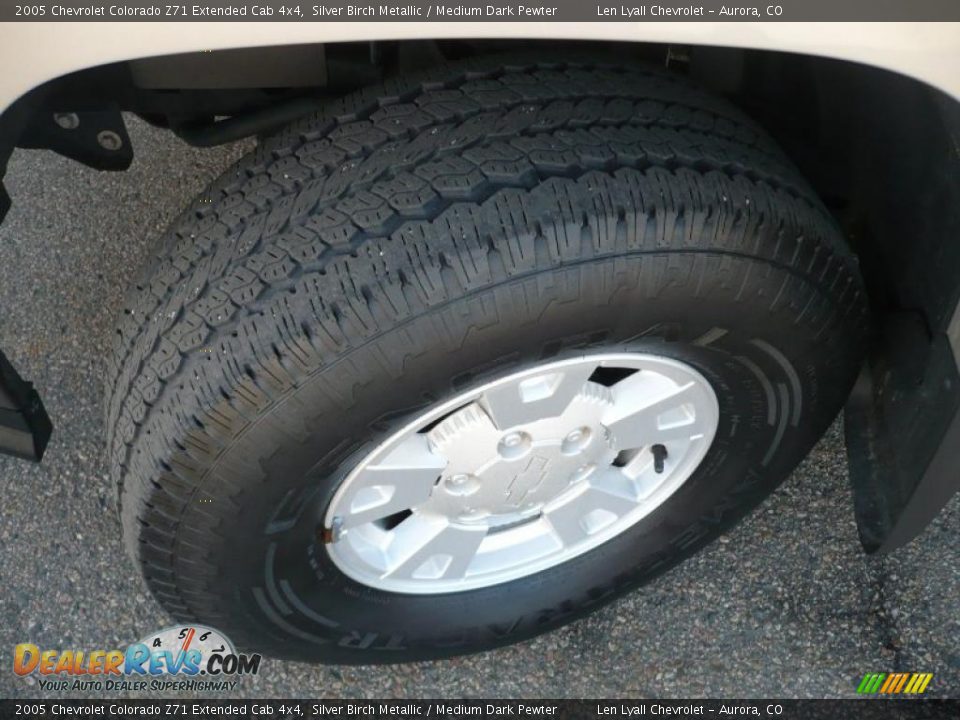 2005 Chevrolet Colorado Z71 Extended Cab 4x4 Silver Birch Metallic / Medium Dark Pewter Photo #20