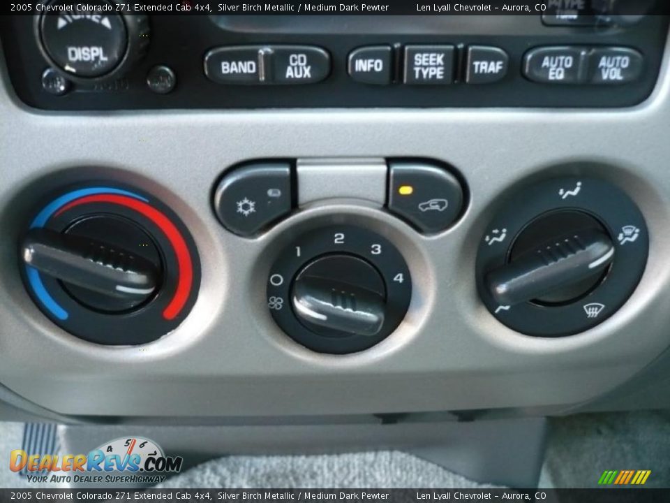 2005 Chevrolet Colorado Z71 Extended Cab 4x4 Silver Birch Metallic / Medium Dark Pewter Photo #24