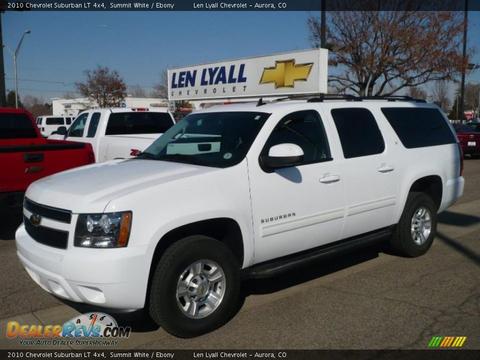 2010 Chevrolet Suburban LT 4x4 Summit White / Ebony Photo #1