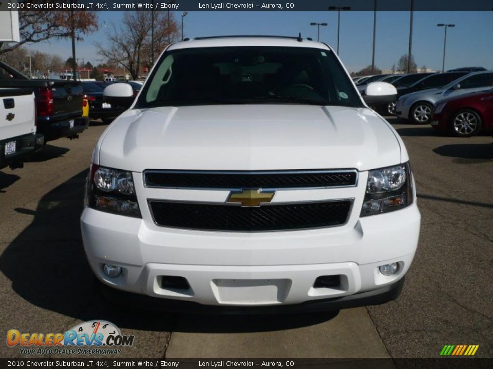 2010 Chevrolet Suburban LT 4x4 Summit White / Ebony Photo #2