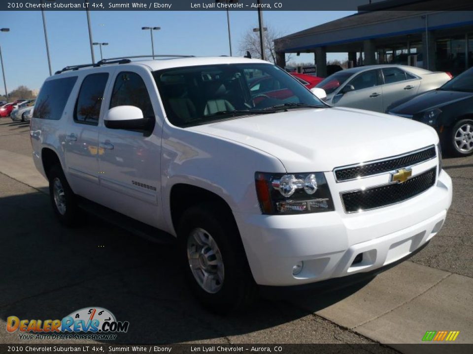 2010 Chevrolet Suburban LT 4x4 Summit White / Ebony Photo #3