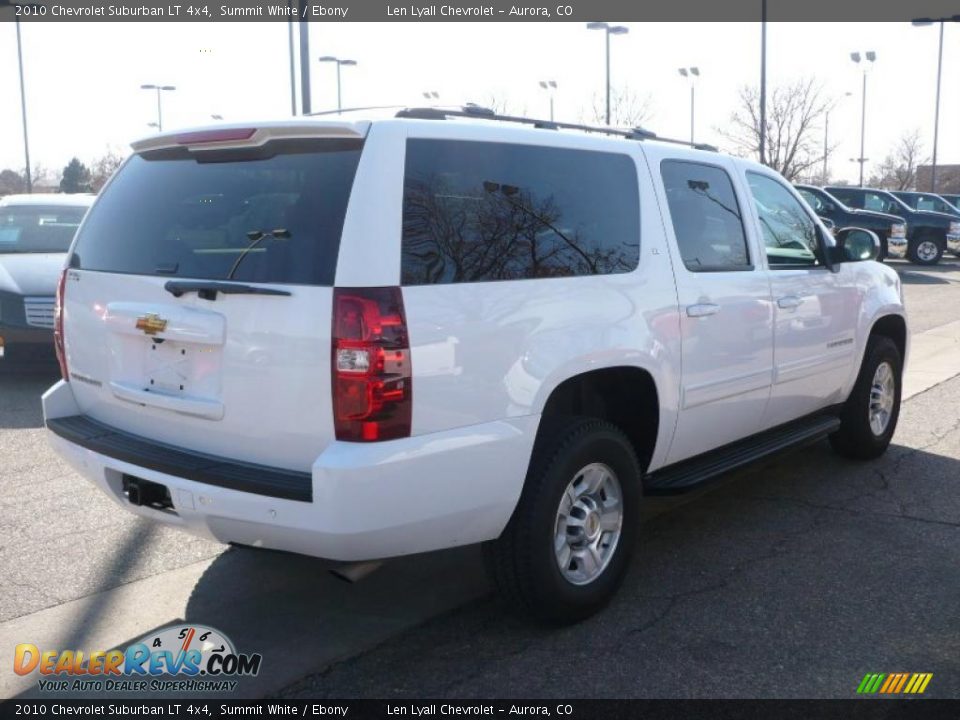 2010 Chevrolet Suburban LT 4x4 Summit White / Ebony Photo #4