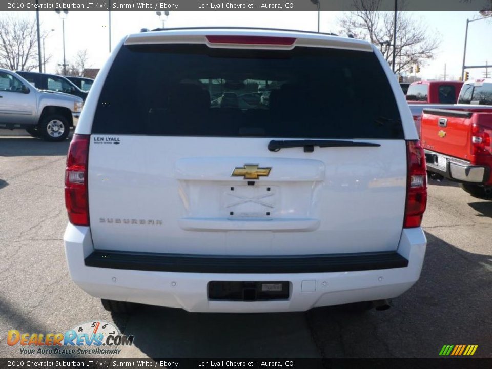 2010 Chevrolet Suburban LT 4x4 Summit White / Ebony Photo #5