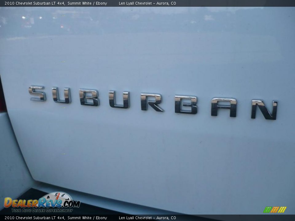 2010 Chevrolet Suburban LT 4x4 Summit White / Ebony Photo #14