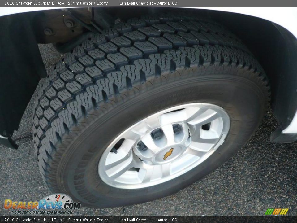 2010 Chevrolet Suburban LT 4x4 Summit White / Ebony Photo #26