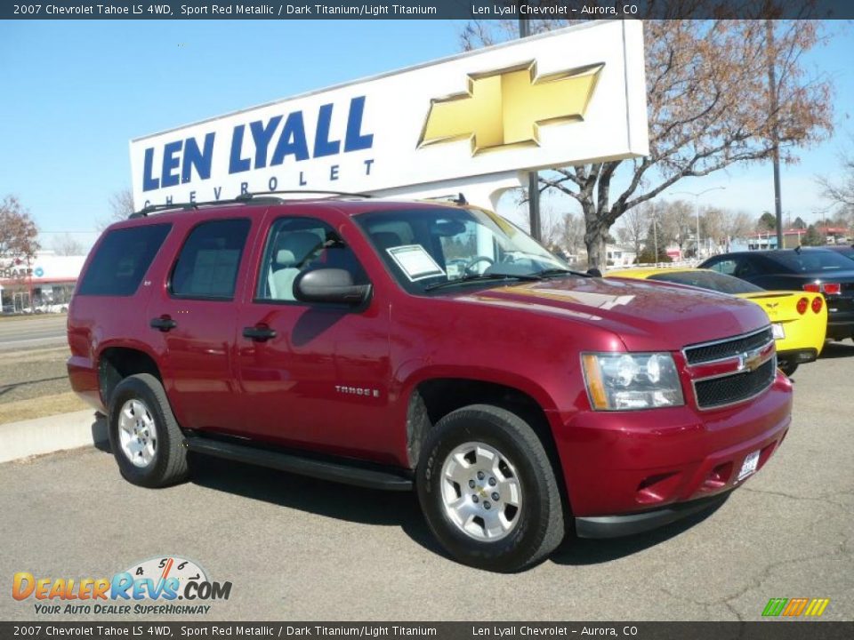 2007 Chevrolet Tahoe LS 4WD Sport Red Metallic / Dark Titanium/Light Titanium Photo #1
