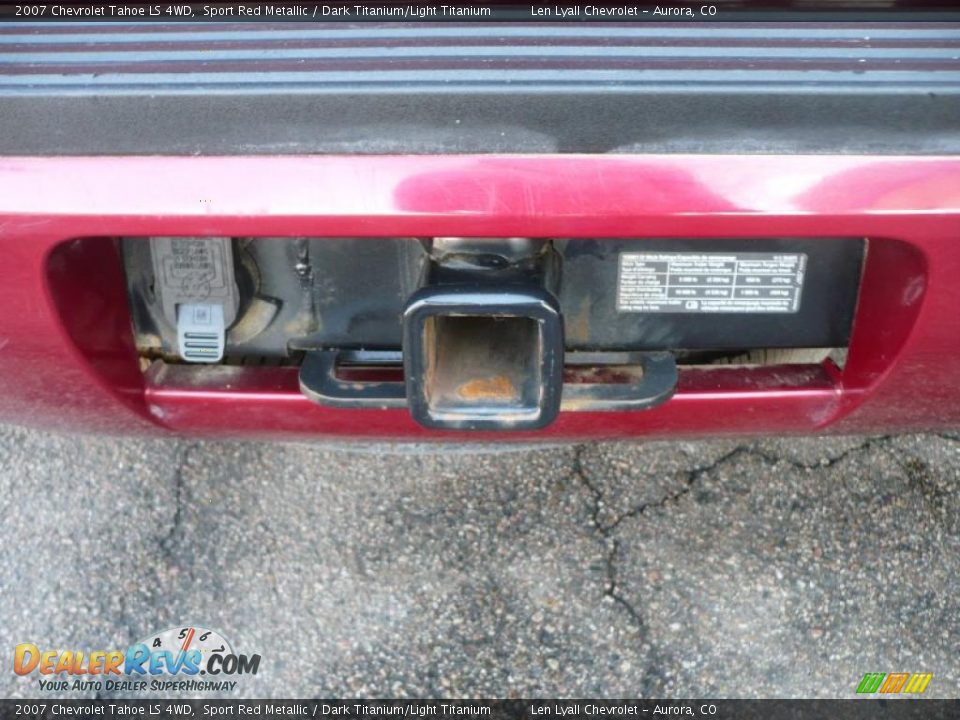 2007 Chevrolet Tahoe LS 4WD Sport Red Metallic / Dark Titanium/Light Titanium Photo #12