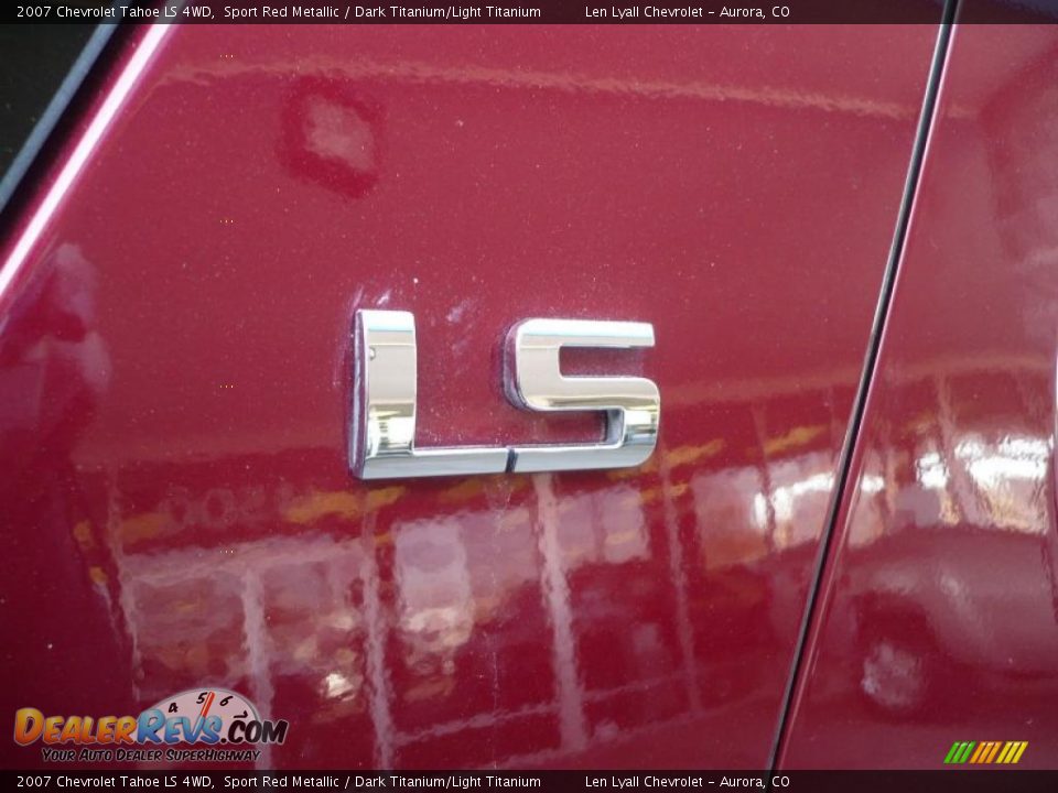 2007 Chevrolet Tahoe LS 4WD Sport Red Metallic / Dark Titanium/Light Titanium Photo #13