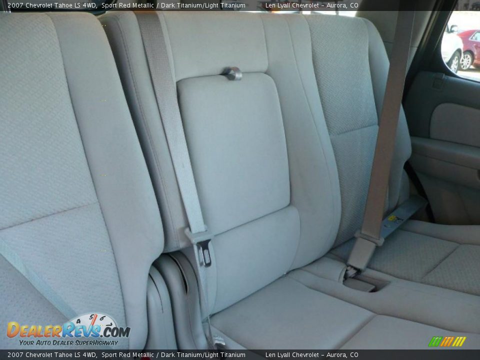 2007 Chevrolet Tahoe LS 4WD Sport Red Metallic / Dark Titanium/Light Titanium Photo #15