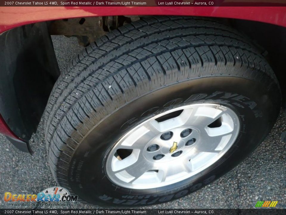 2007 Chevrolet Tahoe LS 4WD Sport Red Metallic / Dark Titanium/Light Titanium Photo #21