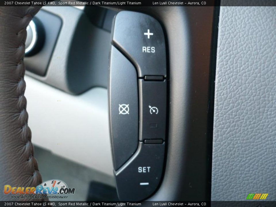 2007 Chevrolet Tahoe LS 4WD Sport Red Metallic / Dark Titanium/Light Titanium Photo #24