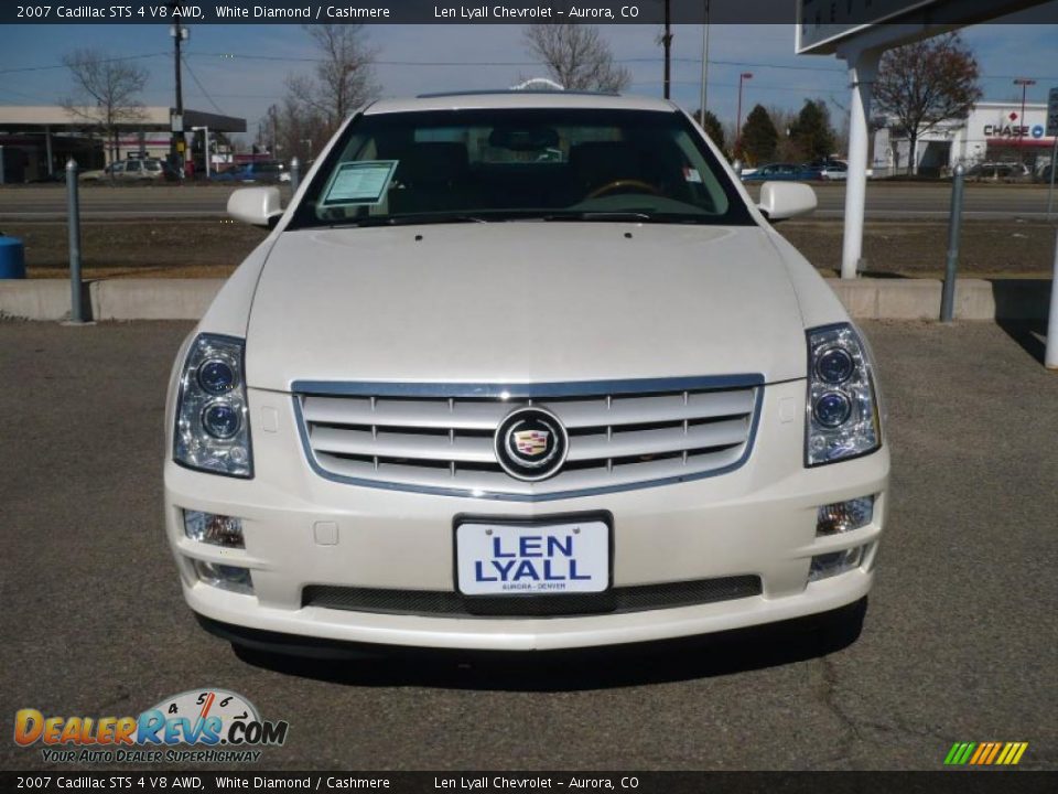2007 Cadillac STS 4 V8 AWD White Diamond / Cashmere Photo #2