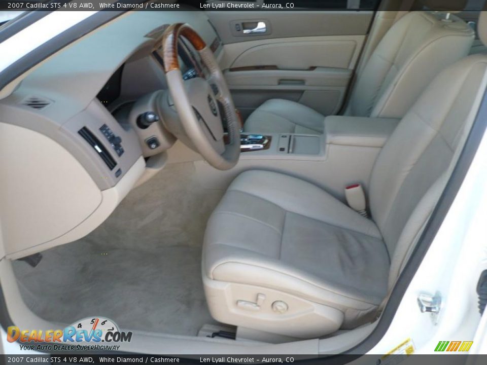 2007 Cadillac STS 4 V8 AWD White Diamond / Cashmere Photo #10