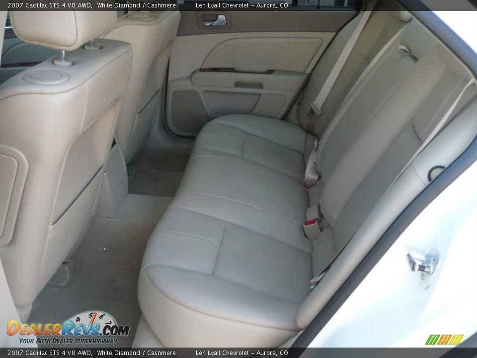 2007 Cadillac STS 4 V8 AWD White Diamond / Cashmere Photo #11