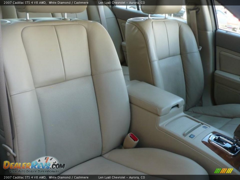2007 Cadillac STS 4 V8 AWD White Diamond / Cashmere Photo #15