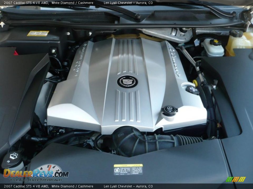 2007 Cadillac STS 4 V8 AWD White Diamond / Cashmere Photo #20