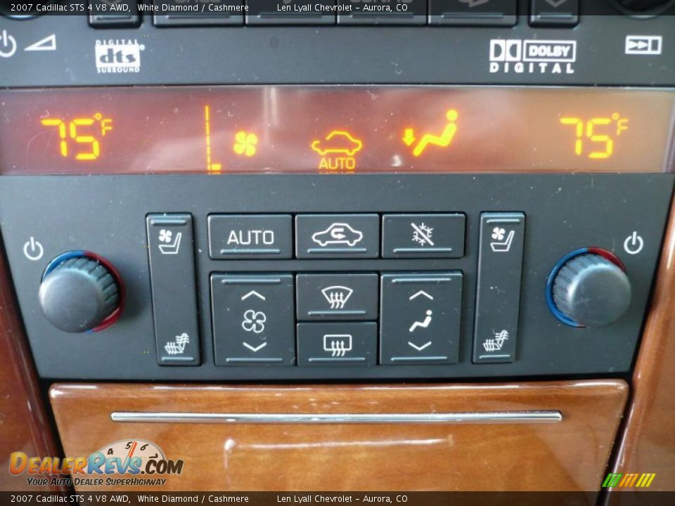 2007 Cadillac STS 4 V8 AWD White Diamond / Cashmere Photo #33