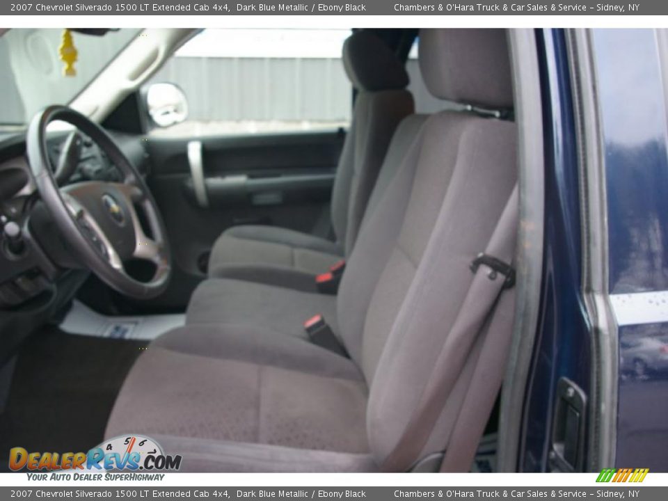 2007 Chevrolet Silverado 1500 LT Extended Cab 4x4 Dark Blue Metallic / Ebony Black Photo #3