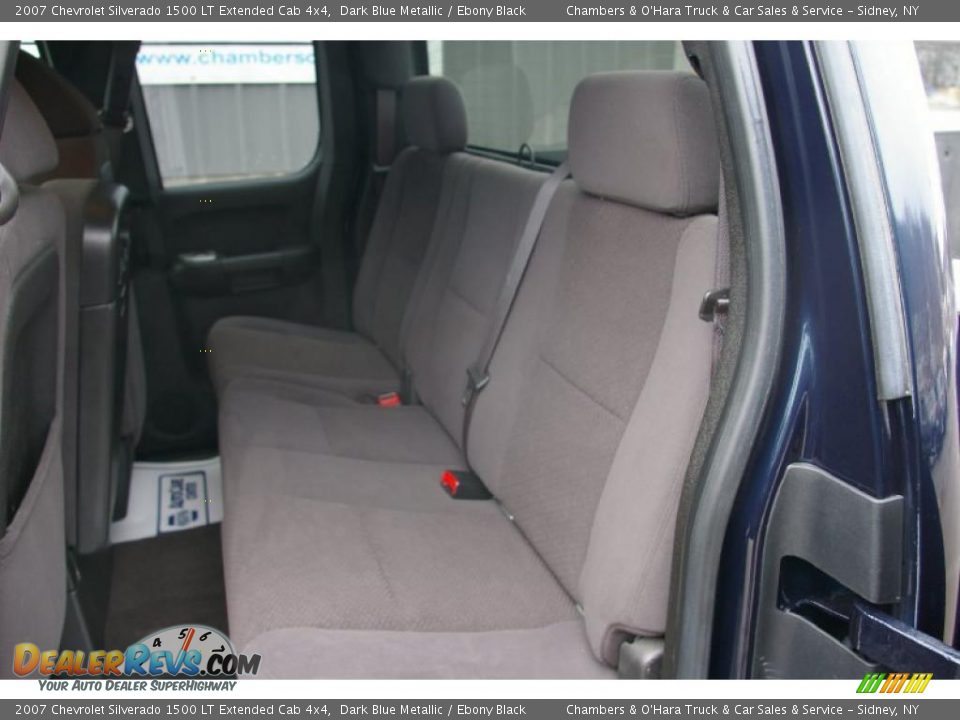 2007 Chevrolet Silverado 1500 LT Extended Cab 4x4 Dark Blue Metallic / Ebony Black Photo #4