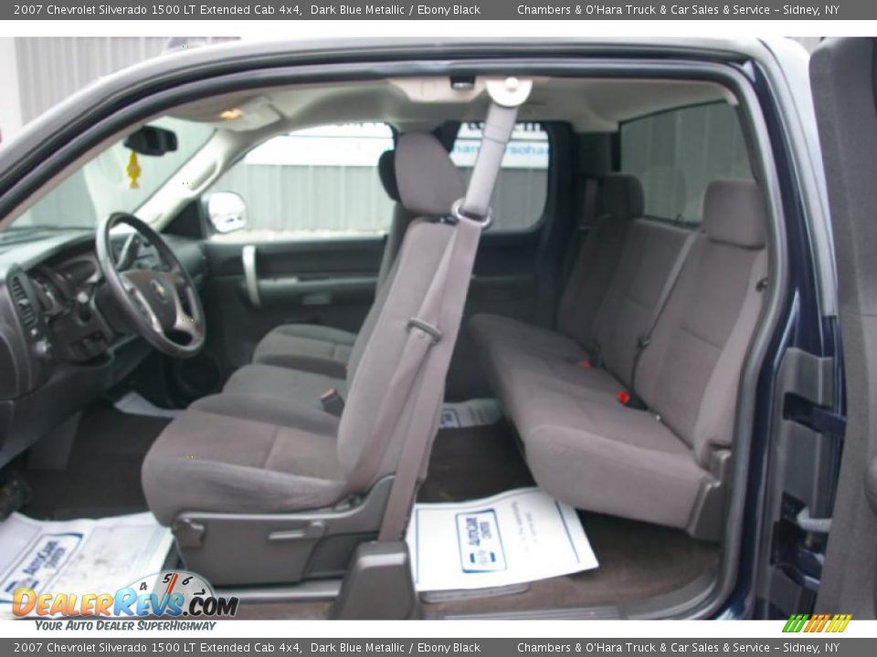 2007 Chevrolet Silverado 1500 LT Extended Cab 4x4 Dark Blue Metallic / Ebony Black Photo #5