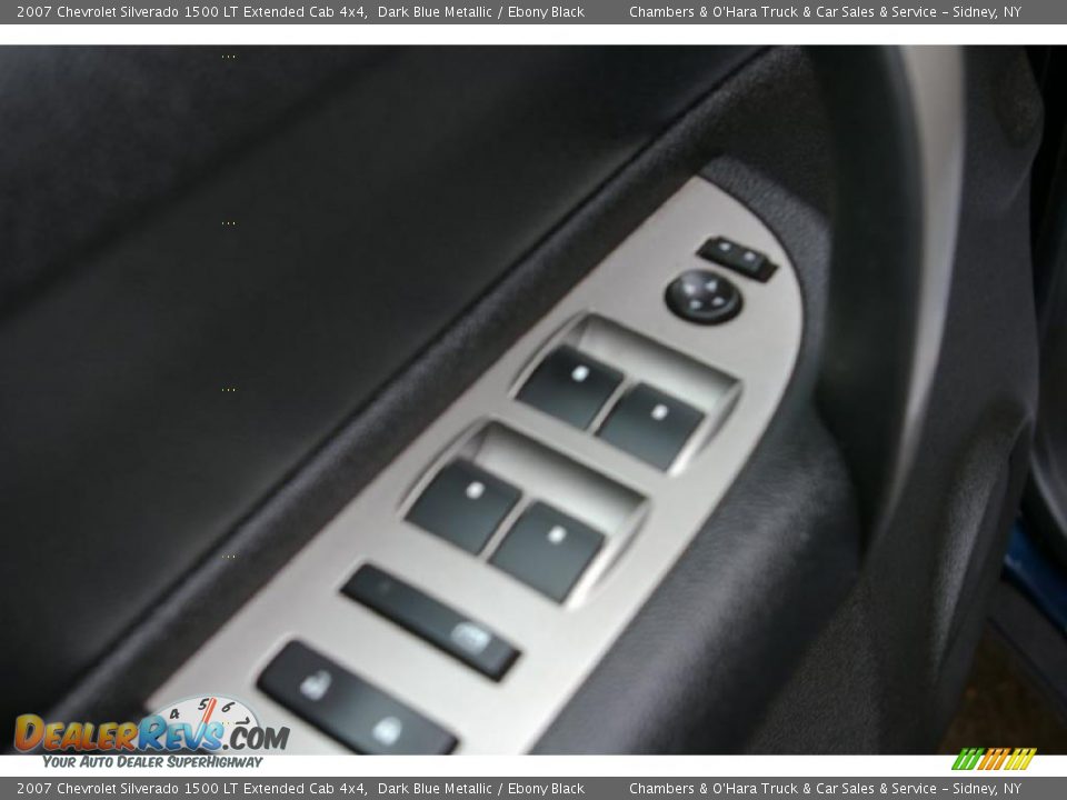 2007 Chevrolet Silverado 1500 LT Extended Cab 4x4 Dark Blue Metallic / Ebony Black Photo #6