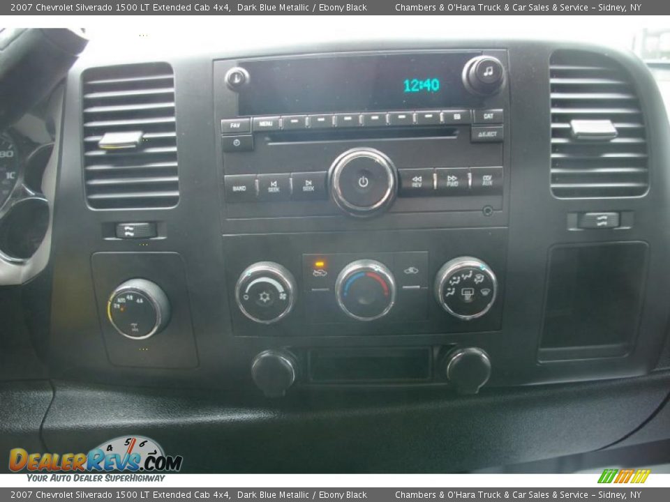 2007 Chevrolet Silverado 1500 LT Extended Cab 4x4 Dark Blue Metallic / Ebony Black Photo #8