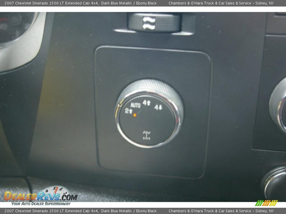 2007 Chevrolet Silverado 1500 LT Extended Cab 4x4 Dark Blue Metallic / Ebony Black Photo #9